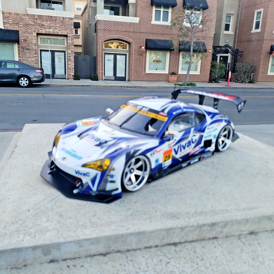 Pintura personalizada 1/10 GR86 JDM 4Tec-2 drift HPI RDS DC10 YD2 MST TT02 solo cuerpo Foto 2 de 4