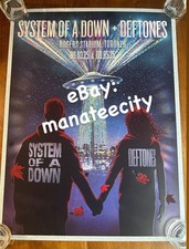System Of A Down & Deftones - Rogers Stadium Toronto 2025 OFFICIAL Poster FOIL