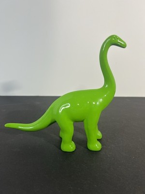 Brontosaur Resin Dinosaur Green  Art Desk  Decor Man Cave Nursery
