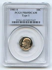 1981-S Roosevelt Dime Proof — photo from another recent sale