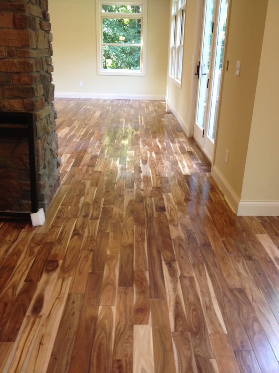 Acacia Asian Walnut Natural Prefinished Hardwood Wood Flooring