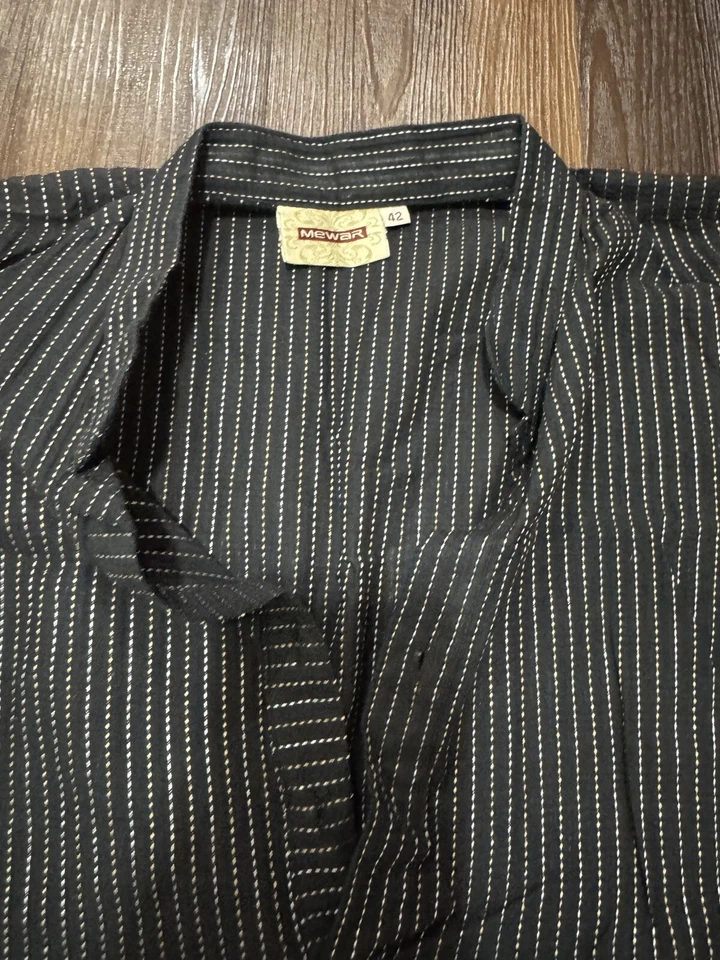 Mewar Indian/Pakistani Men’s 3/4 Sleeve Shirt Size 42 - Image 4 of 4