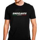 Genuine Official Ducati Superbike Italy Corse Motorcycle Black Men Tee T-Shirt