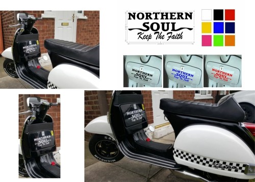 Northern Soul Sticker Scooter Toolbox Scooter Keep the Faith Sticker - Picture 4 of 8