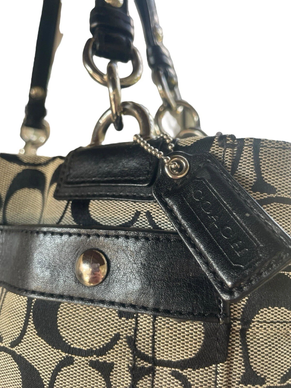 Borsa a tracolla firmata Coach Jacquard