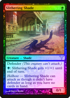 Slithering Shade FOIL Dissension NM Black Uncommon MAGIC MTG CARD ABUGames 