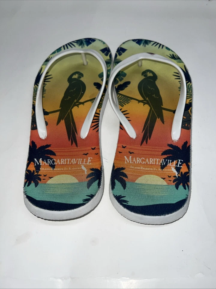 Chanclas Jimmy Buffet Margaritaville Tanga Sandalias Loro 10 Foto 3 de 4