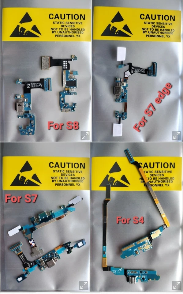 Charging Port Duck Flex Cable For Samsung Galaxy S4 S5 S6 S6edge S7 S7edge - Image 2 of 4