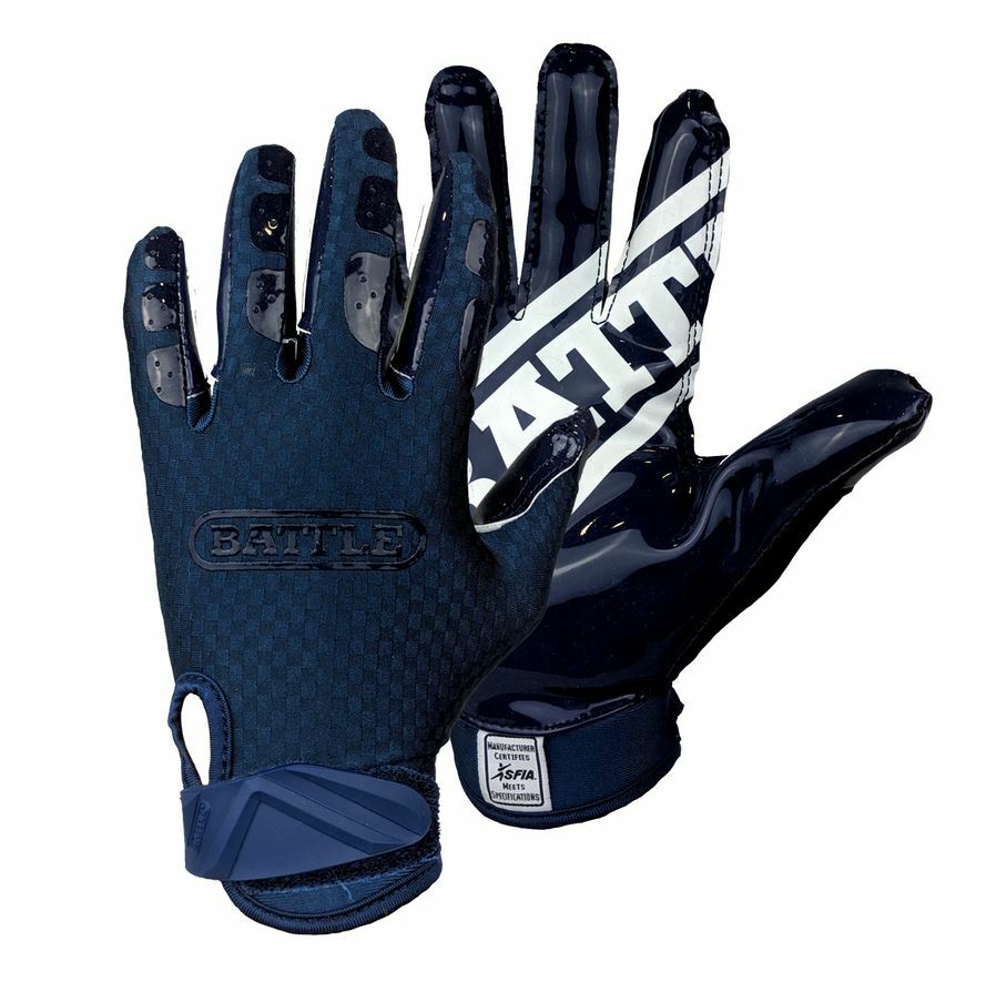 Battle Sports Triple Threat Receiver Gloves Football Adult &