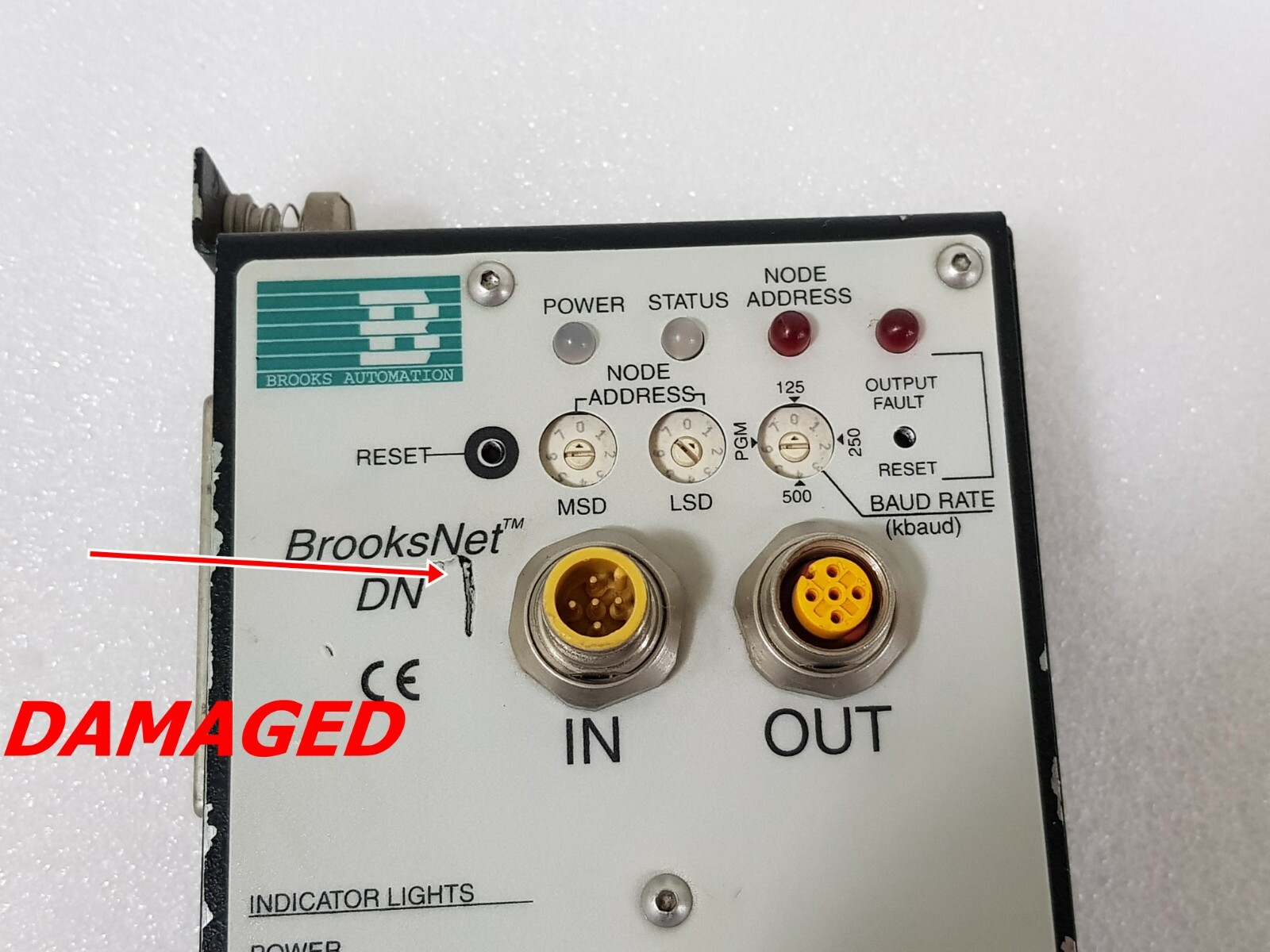 BROOKS AUTOMATION BROOKSNET DN MODULE 002-8421-01 FREE SHIP