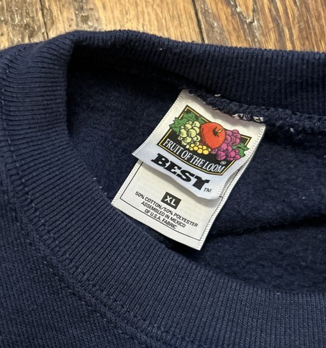 Vintage 2002 Superbowl Champions Patriots Sweatshirt Mens XL - Fruit Of The Loom - Picture 7 of 7
