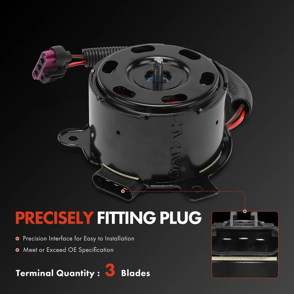 Motor de refrigeración del ventilador del radiador izquierdo para Lincoln Continental 1995 1996-2002 V8 4,6 L Foto 2 de 4