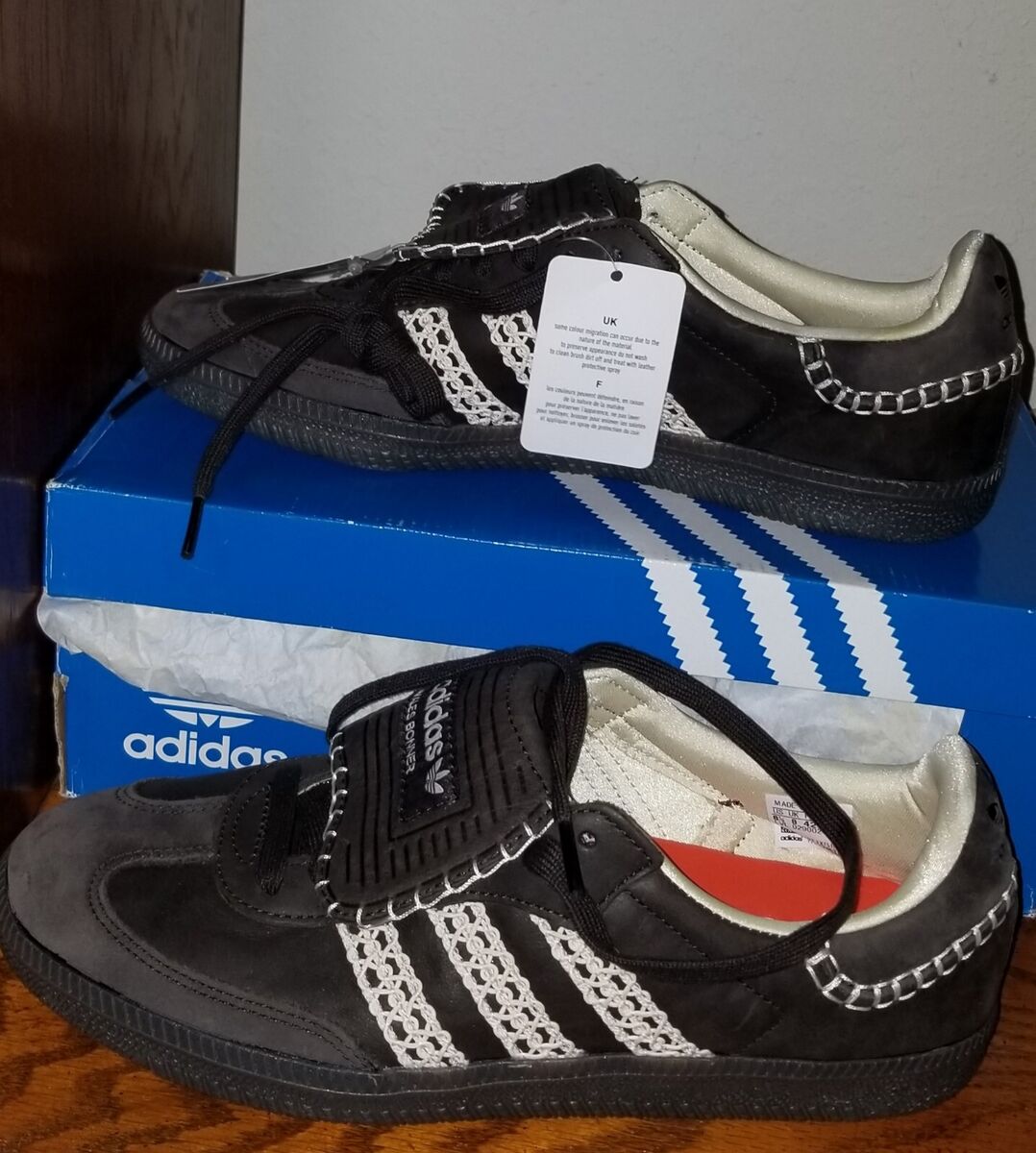 Size 8.5 - adidas Wales Bonner x Samba Black for sale online Size 8.5 - adidas Wales Bonner x Samba Black for sale online