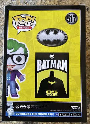 Funko Pop! THE JOKER (Glasses & Teeth) #517 Batman 85 Years | eBay