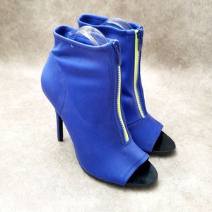 neon bootie heels