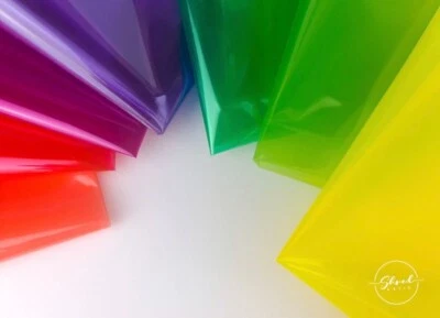 ShredAstic Tinted Coloured Translucent Cellophane Wrap cut lengths Florist Craft