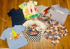 Boys Summer T Shirts Bundle of 7 - Size S 4/5 GREAT CONDITION
