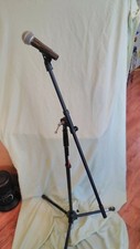 Shure Dynamic Cardiod Sm58 Microphone W/ Proline Ms220bk Boom Stand.