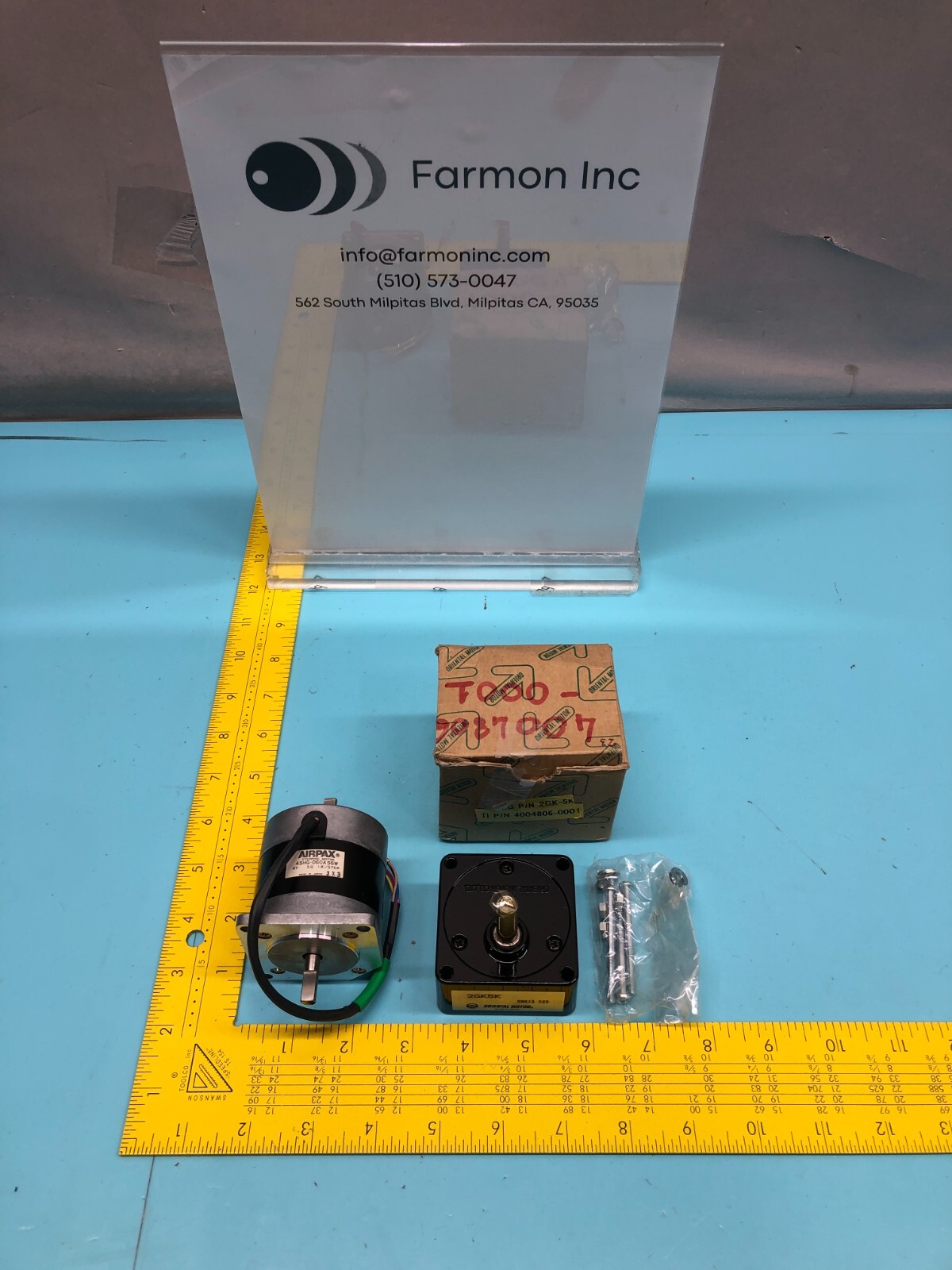 Airpax 4SHG-060A36W STEPPING MOTOR, VEXTA 5030150028 + 2GK5K GEARHEAD, 182077