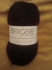Bergere De France Soft Mohair Ball Of Wool X 1, 50g, Black