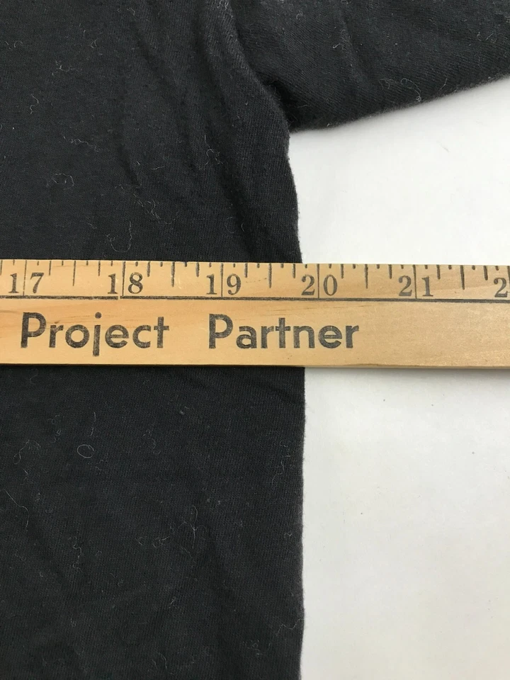 Salt Life Live Salty T 恤男式 L 码黑色圆领短 Slv *头骨* — 第 3/4 张图片