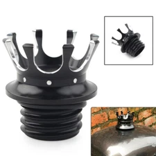 Crown Gas Cap Fuel Tank Cover Right-hand Thread Fit for Harley Sportster Dyna US