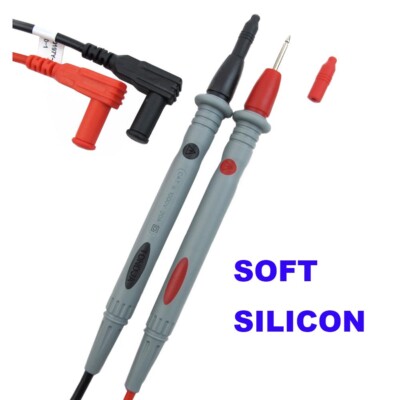 CATII 1000V 20A Soft Wire PVC Silicone MultiMeter test probe / lead FOR fluke
