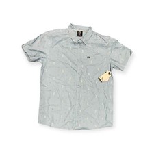 Rip Curl Blue Lagoon Men's Hula Breach Short Sleeve Shirt, XL