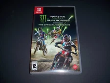 Authentic Replacement Case ONLY - MONSTER ENERGY SUPERCROSS Nintendo Switch Box