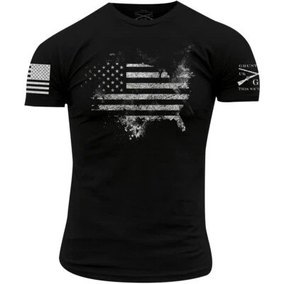 Grunt Style American Acid T-Shirt - Black