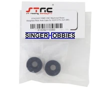 ST RACING SPTSTA232071RBR CNC Machined Brass Weighted Rear Axle Tube Cap HRP