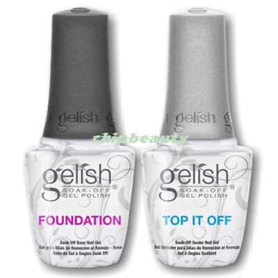 GELISH Foundation Base & Top It Off Coat 15ml-0.5fl.oz Duo Set