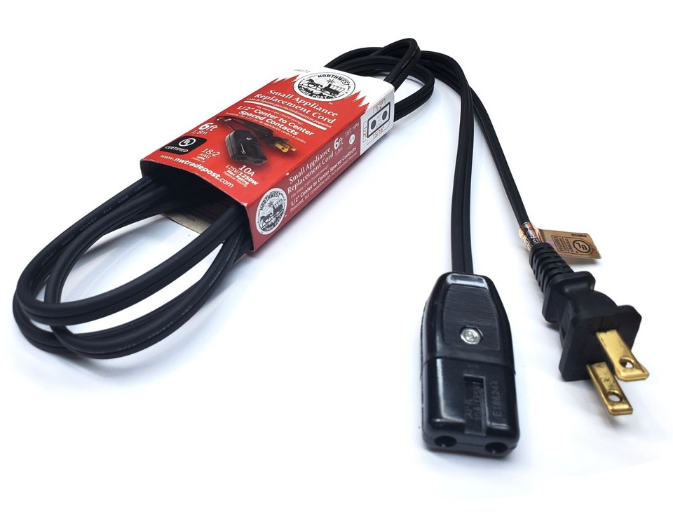 Primo Vere 6ft Replacement Power Cord For Presto Fry Daddy Deep Fryer Model 01/FDF1 0542006 Frizione Denti Dritti - Foto 14