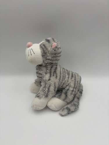 Webkinz Cheeky Cat Gray No Code Original Striped Fuzzy Plush Virtual Pet Toy - Picture 3 of 9
