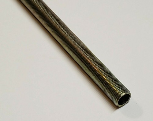 20" ALL THREAD STEEL LAMP PIPE FOR LAMPS & FIXTURES SEAMLESS 1/8IP NEW 22391JB - Afbeelding 1 van 2