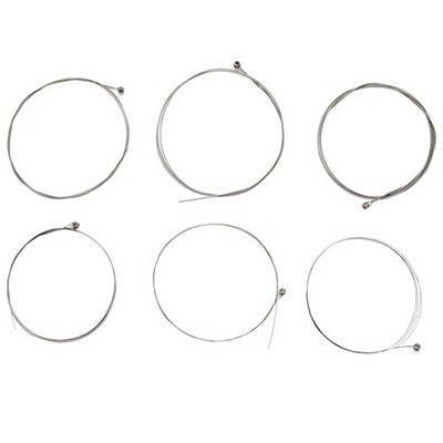  E-Gitarre Saiten (. 008-.038)  Nickell ueberzogen -End 6 Stueck / Set 3779