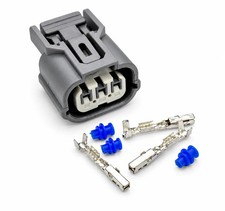 Camshaft Crankshaft Sensor Connector For Honda K24 Engine Plug 3 Pin Harness Kit