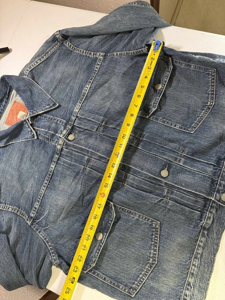New RRL Ralph Lauren Denim Trucker Jacket-MEN Sz XXL double RL - Image 4 of 4