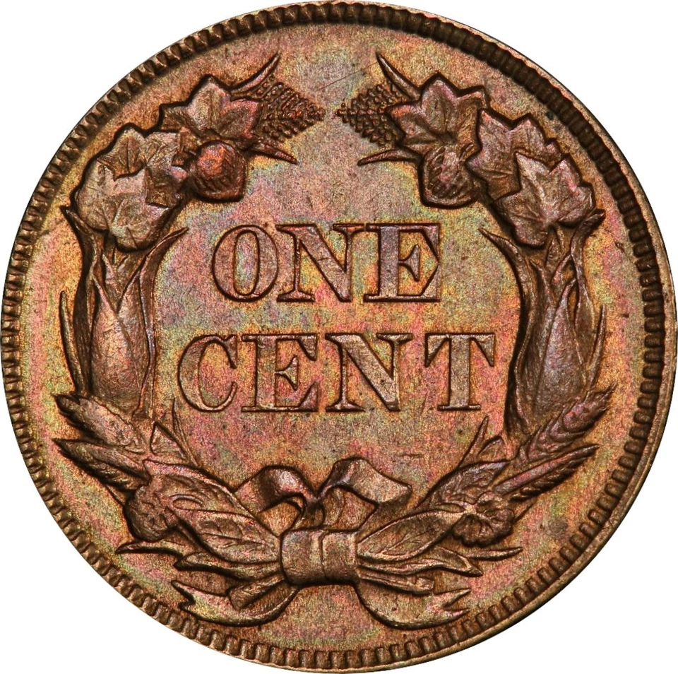 1857 MS62 Flying Eagle Cent, PCGS 42926611 - Image 2 of 4