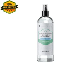 Hypochlorous Acid Spray for Face and Skin. Gentle Facial Cleanser for Acne-Prone