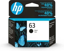 Genuine HP 63: Black Ink Cartridge Deskjet EXP. Jul/2027
