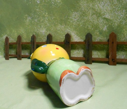 1950s Japan Halloween Veggie Head Candy Container- 7" Tall, Anthropomorphic - Picture 4 of 5