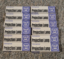 Lot Vintage Westinghouse Projection Lamp Projector Bulks CBJ CBC 75W 120V