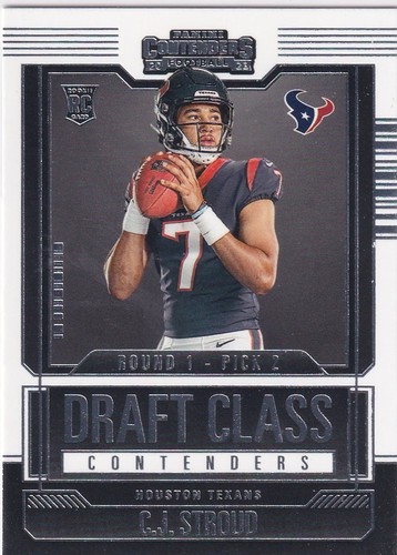 CJ Stroud ROOKIE CARD "Draft Class" 2023 Panini Contenders #5 Texans (RC) - Picture 1 of 2