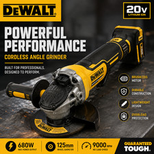 DEWALT DCG405 20V MAX 125mm Brushless Cordless Angle Grinder 9000RP