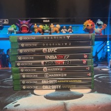 Microsoft Xbox One Video Games Lot of 9, Tested and Working