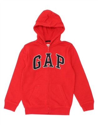 GAP Jungen Grafik Hoodie Pullover 10-11 Jahre Large rot Baumwolle CA83