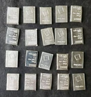 Lot of 20 Valcambi Suisse 1 gram Silver Bars