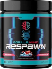Gorilla Mind Respawn Gaming Nootropic Focus Mental Acuity Formula 40 Serving New