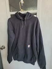 Vintage Carhartt Spellout Black Hoodie Size Medium Pullover Hoodie